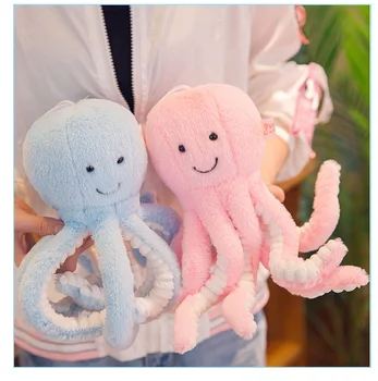 o 25 cm cartoon octopus mäkké bábiky krásne plyšové hračky detský hračky darček k narodeninám h2369