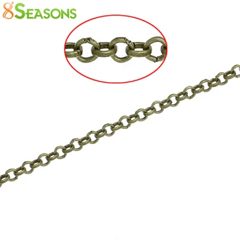 8SEASONS Link-Otvorí Kábel Reťaze Zistenia Antické Bronzové 2,10M (B32542)