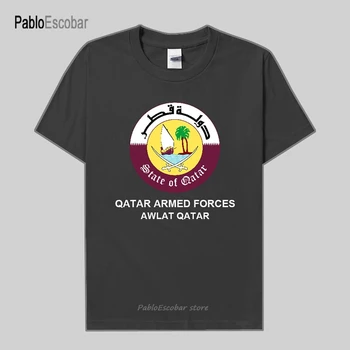 Armáda Katar t shirt mens Vojenské Taktické Armády krajiny oblečenie, Krátke sleeve t-shirt nové Módne Topy letné bavlnené športové
