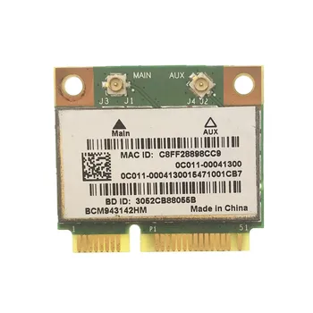 Pre Broadcom BCM943142HM 43142HM 802.11 b/g/n Wifi + Fit pre Bluetooth 4.0 Half Mini PCIe Bezdrôtové Karty