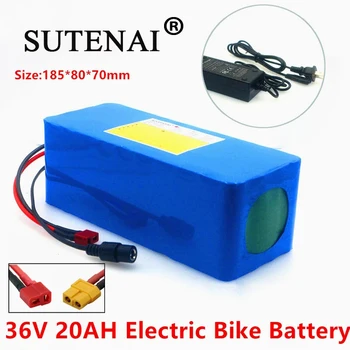 36V Batérie 10S4P 20Ah Batériu 500W Vysoký Výkon Batérie 42V 20000mAh E-bike elektrický bicykel BMS S xt60 Plug +42v Nabíjačky