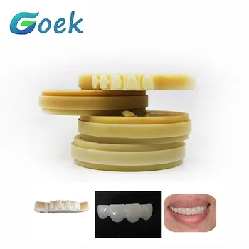 1 kus Zubnej Viacvrstvových 98 OP PMMA Disk Aplikácie CAD/CAM PMMA Disk Materiál 16 Farieb Stomatológia Dodávky Pre Zubár
