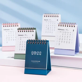 2022 Morandi mini Ploche Papiera jednoduchý Kalendár dual Denný Plánovač Tabuľka Plánovač Ročný Program Organizátor
