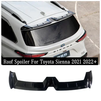 Pre Toyota Sienna 2021 2022 2023 Vysoko Kvalitných ABS čierne Vlákno Zadný Kufor Strešný Spojler