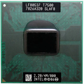 Intel Core Duo T7500 CPU Dual-Core Notebook procesor pre 965 chipset 4M Cache, 2.2 GHz, 800 mhz FSB