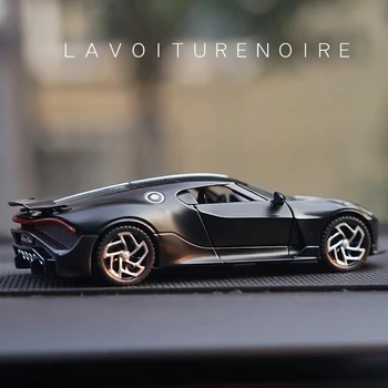 1:32 Bugatti Lavoiturenoire Black Dragon Supercar Hračka Zliatiny Auto Diecasts & Hračky Auta, Model Auta, Hračky Pre Deti,