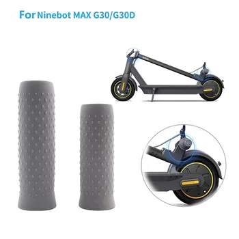 Grip na riadidlá pre Ninebot MAX G30 G30D KickScooter Elektrický Skúter Anti-slip Silicone Skúter Rukoväť Kryt Gumové Diely