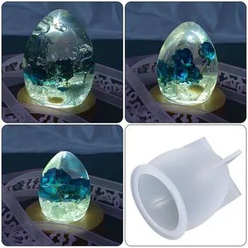 Kreatívne Visí Šperky Výrobu Nástrojov Ornament Veľkonočné Vajíčko Nočné Svetlo Živice Formu Epoxidovej Živice Formy Silikónové Formy