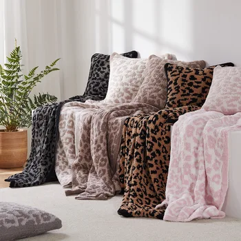 Leopard Tlač Deky Fleece kvalitného Fleece Prikrývky A Gauč Prikrývky Super Mäkké A Pohodlné Ľahká Deka