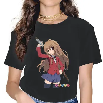 Cool Dievča Ženské Oblečenie Toradora Manga Nadrozmerné T-shirt Kawaii Vintage Žena Blusas