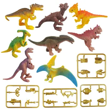 8pcs Dinosaura Údaje Model Playsets Deti Bojujú Dinosaura Hračky Simulácia Dino Ploche Dekorácie Zber Party Láskavosti Darček