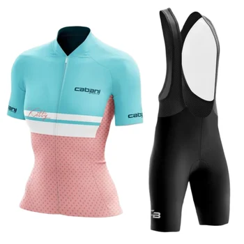 Cabani Športové Cestné Cyklistické Tričko Nastaviť Ženy Cyklistické Oblečenie Letné MTB Šaty, Krátky Rukáv Jednotné Triatlon Ropa De Hombre