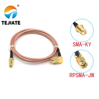 1PCS TEJIATE SMA Kábel Adaptéra RPSMA-JW Na SMA-KY 8-90 CM 1M 1,5 M 2M Dĺžka Konektor RG316 Drôt