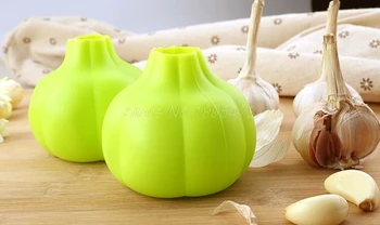 100KS cesnak peeling zariadenie tvorivé praktické kuchynské náradie magic silikónové cesnak štýl domácnosť potravinárske zelená farba