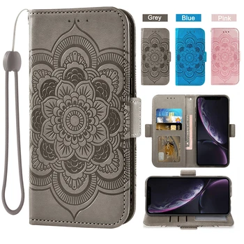 Kvet Flip Cover Peňaženka, Mobilný Telefón Prípad Pre ZTE Quest 5/ZTE Blade Vantage 2 /A3 Lite/L8/A3 2019 Kreditnú Kartu Otvor