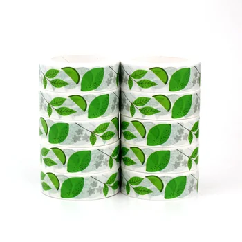 NOVÉ 10pcs/Veľa Dekoratívne Zelené Listy Washi Pásky Japonský Papier DIY Scrapbooking Plánovač Lepidlo Maskovacia Páska Roztomilý Papeleria