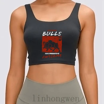 Bull Zásob Wallstreet Ženy Tank Top Zaujímavé Jar Budovy Oblečenie Kolo Golier Bavlna Charakter Jedinečný Orezať Začiatok