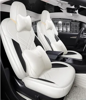 Vysoká kvalita! Vlastné špeciálne auto prestieranie pre Tesla Model 3 2022-2017 pohodlné, priedušné eco sedáku,doprava Zdarma