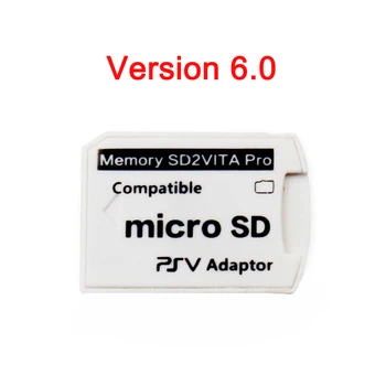 Pamäťovú Kartu Adaptér Pre Sony PlayStation VITA V6.0 SD2VITA Pro Henkaku 3.65 Systému 1000 2000 TF Karty MicroSD PSVConverter Biela